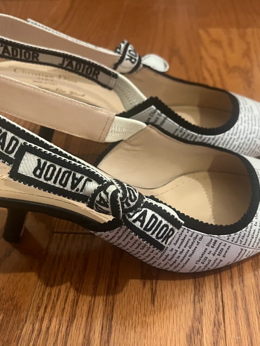 Dior Newspaper Print Shoes - Picture 2 of 6